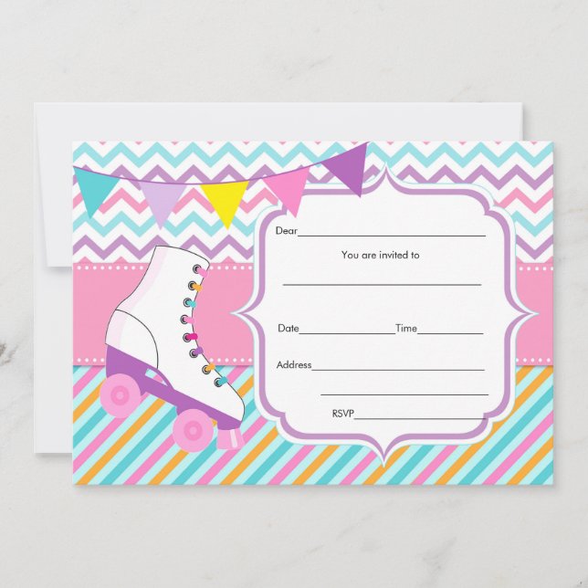 Convite Preencher vazios de patinação do cilindro de convi (Frente)