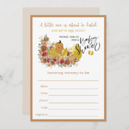 Convite Preenchimento De Chá de fraldas Divertido No Convi