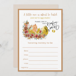 Convite Preenchimento De Chá de fraldas Divertido No Convi