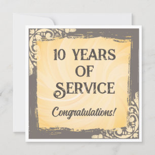 Convite Prêmio de reconhecimento de aniversário de funcion