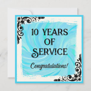 Convite Prêmio de reconhecimento de aniversário de funcion