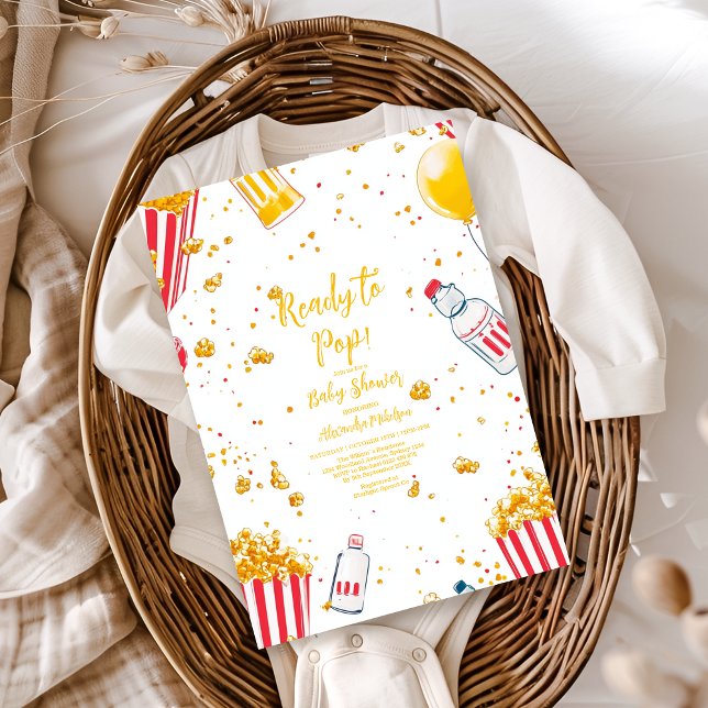 Convite Preparado para o Chá de fraldas (Criador carregado)