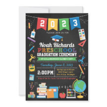 Preschool Graduation Bunting & Chalkboard