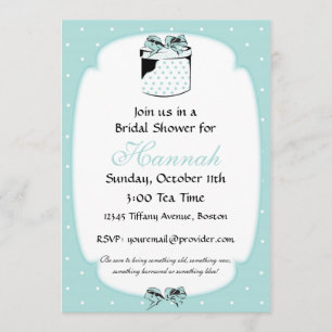 Convite Presente azul