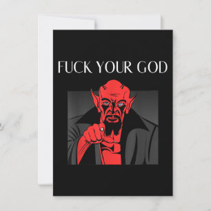 Convite Presente Cabra Aist Satanás Baphomet
