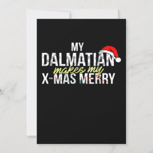 Convite Presente Dálmata Meu Dálmata Torna Meu Natal Ale
