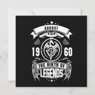 Convite Presente de Agosto 1960 O Nascimento das Lendas