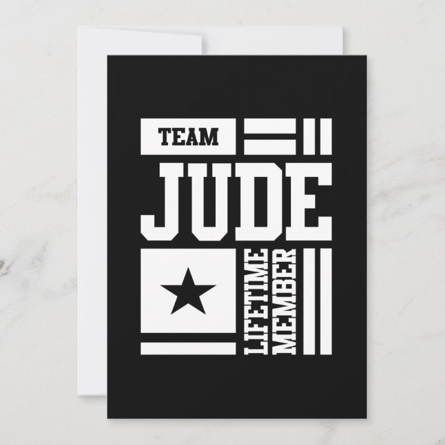 Convite Presente de Aniversário com Nome Personalizado Jud (Frente)