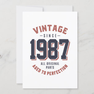 Convite Presente de Aniversário Desde 1987