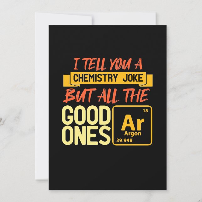 Convite Presente de Aniversário | Eu Te Conto Uma Química (Frente)