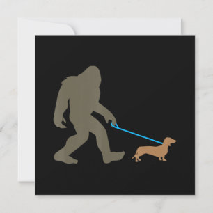 Convite Presente de Cachorro   Dachshund Bigshund Caminhan