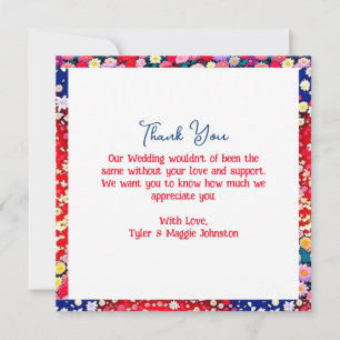 Convite Presente de Casamento Obrigado Notas