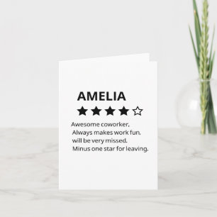 Convite Presente de despedida personalizado - Funny 4 Star