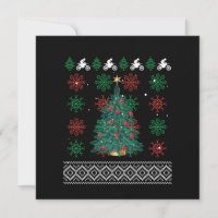 Presente de Motocross Xmas Tree Ugly Christmas