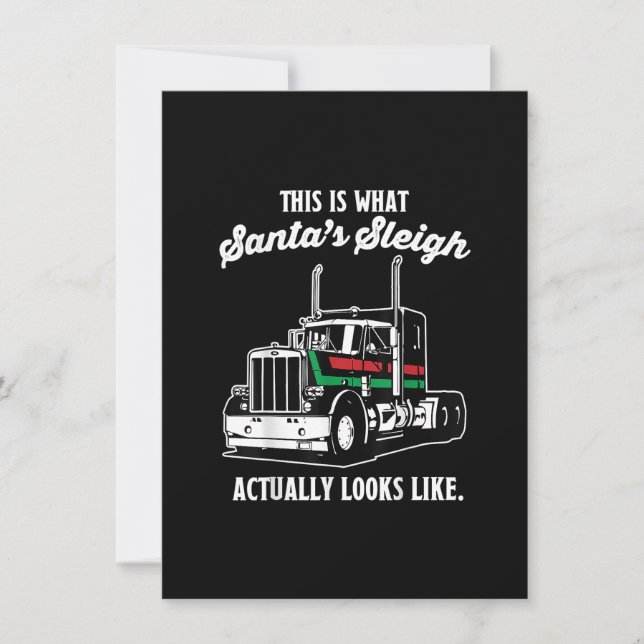 Convite Presente de Motorista de Caminhão de Asfalto de Na (Frente)