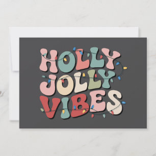 Convite Presente de Natal Alegre Família Férias de Natal 