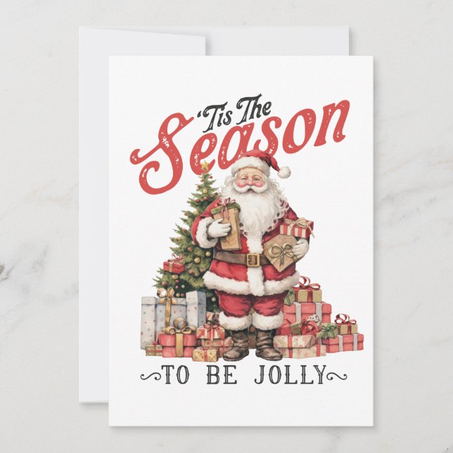 Convite Presente de Natal É a Temporada (Frente)