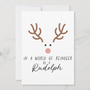 Convite Presente de Natal Em Um Mundo de Renques