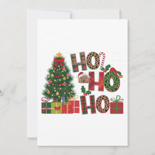 Convite Presente de Natal Ho Ho Ho