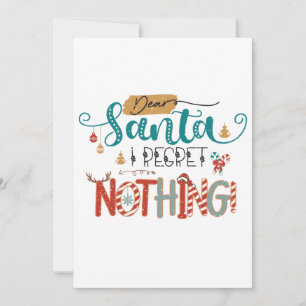 Convite Presente de Natal Querido Papai Noel Não Me Arrepe