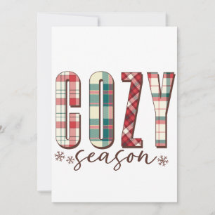Convite Presente de Natal Temporada Aconchegante