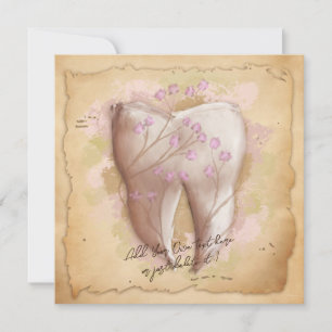 Convite Presente do Assistente Dental de Dentista de Vinta