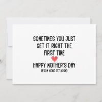Presente do Dia das Mães do Primeiro Filho Present