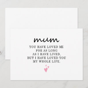 Convite Presente do Dia das Mães para a Mamãe Cumpleaños