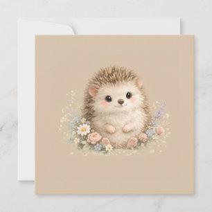 Convite Presente Floral Kawaii Cottage doouriço