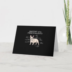 Convite Presente Frenchie   Anatomia de um Bulldog Francês