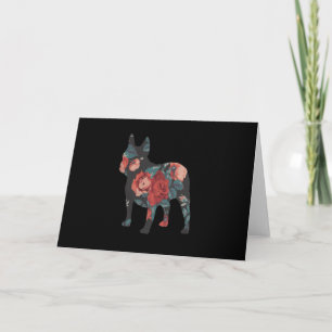 Convite Presente Frenchie Presente Flor de Cachorro Bull