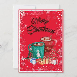 Convite Presente no café de Natal