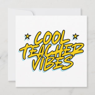 Convite PRESENTE NO DIA DOS PROFESSORES legal VIBES