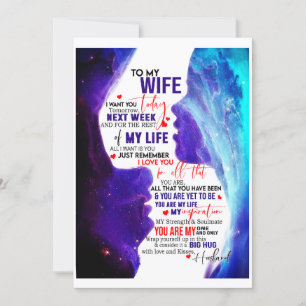 Convite Presente para a Esposa Carta para Minha Esposa A