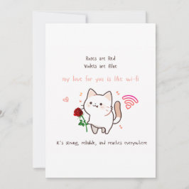 Convite Presente para ele presente para seus Rosas engraça