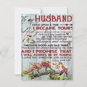Convite Presente Para o Meu Marido, Carta de Citações de A