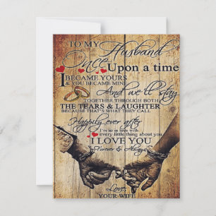 Convite Presente Para o Meu Marido, Design Para o Meu Mari