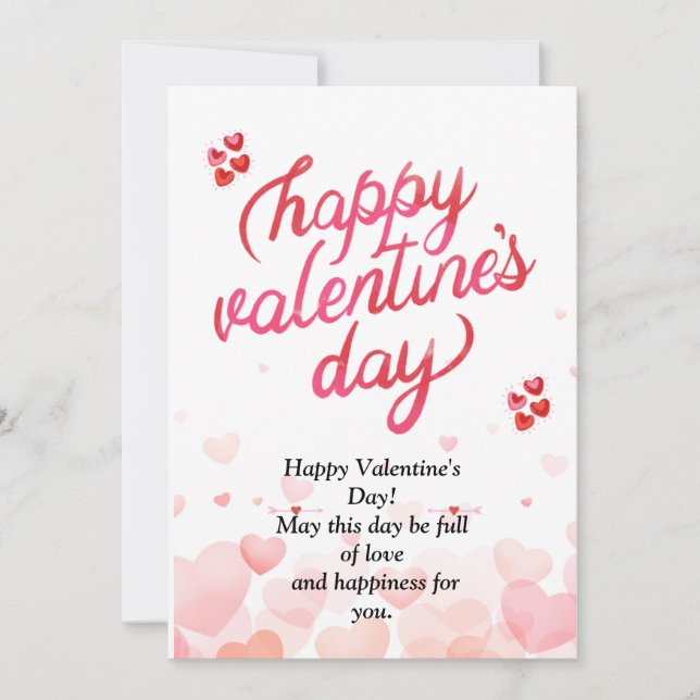 Convite presente perfeito para o dia de os namorados (Frente)