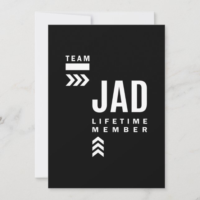 Convite Presente Personalizado de Aniversário com o Nome J (Frente)