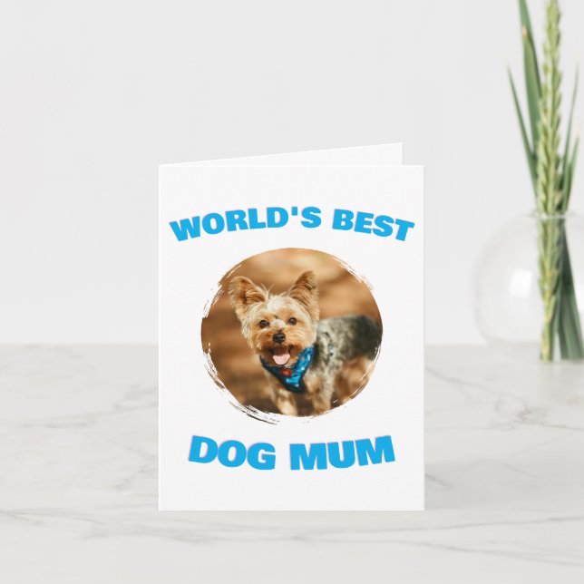 Convite Presente Personalizado Mínimo Melhor Cachorro Gato (Frente)