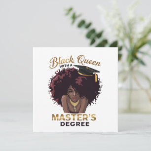 Convite Presentes de Graduação Lindos para Rainha Negra Me