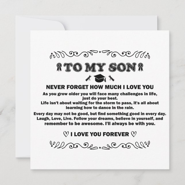 Convite Presentes de Graduação para presentes Inspiraciona (Frente)