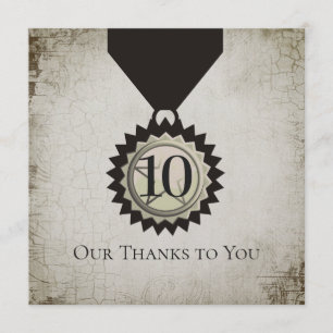 Convite Presentes de pedra envelhecidos falso do