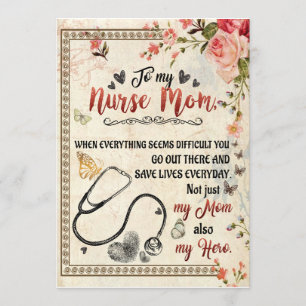 Convite Presentes para Mãe Enfermeira   Carta para Minha M
