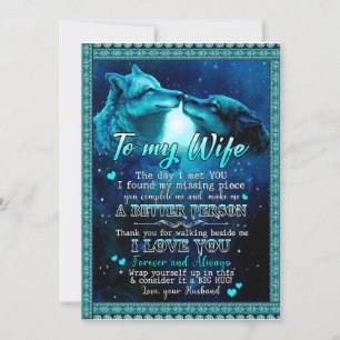 Convite Presentes para Mulher Carta Para Minha Mulher Eu
