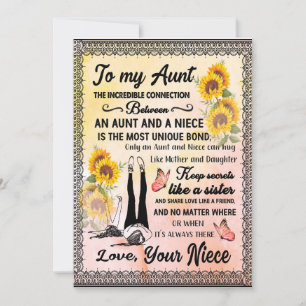 Convite Presentes para Tia   Carta para Minha Tia Amada da