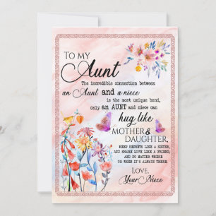 Convite Presentes para Tia   Carta Para Minha Tia Amor Da 