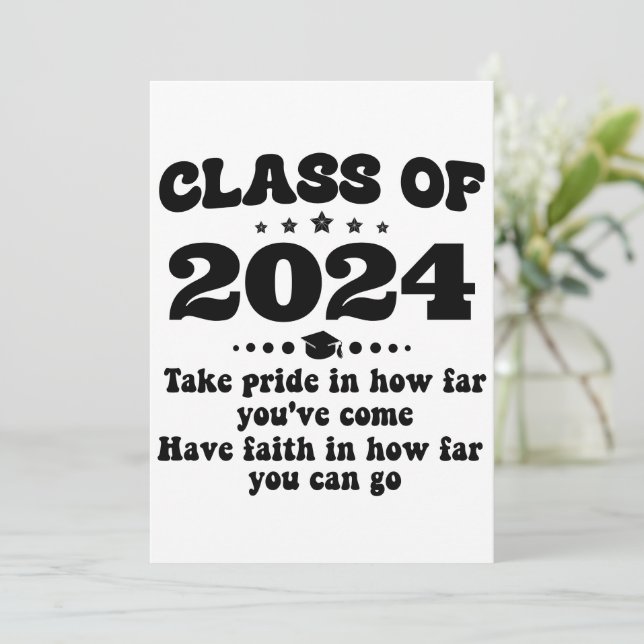 Convite Presentes Personalizados de Formatura da Turma de  (Em pé/Frente)