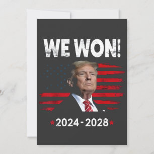 Convite Presidente Maga Orgulhoso Trump Ganhou Dia de Inau