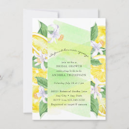 Convite Presilha principal | Citrinos | Chá de panela amar